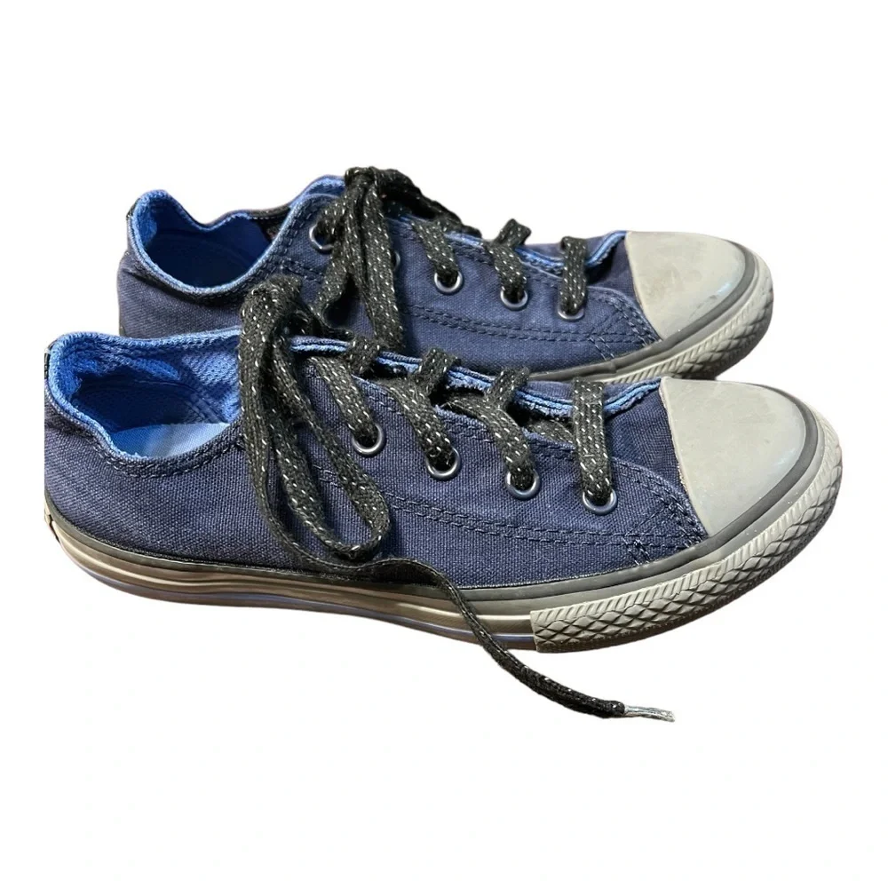 Converse All Star CounterClimate Water Repellent Blue Sneakers Lace-up Jr Size 2
